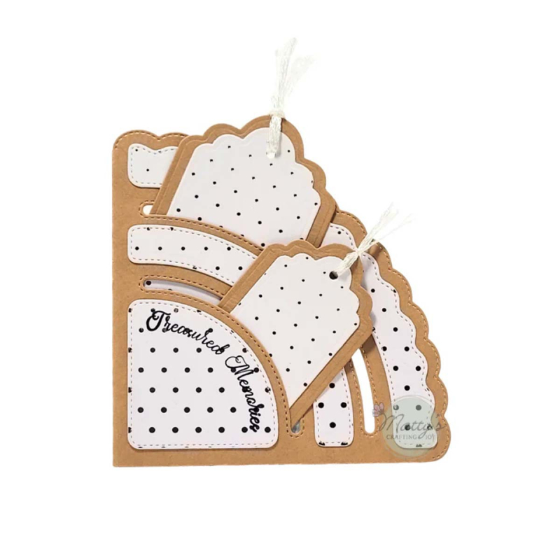 Vágóforma üdvözlőlap borítójához – szénacél, gravírozás, scrapbooking, otthoni használat