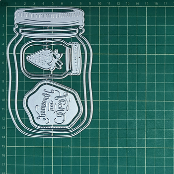 Метална матрица за рязане с гравиране — геометрична форма, за домашни DIY проекти, ръчна изработка, опакована в PP торбичка