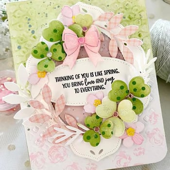 Set reznih šablona s cvjetnim motivom za kartice i pozadinu, od visokougljičnog čelika, scrapbooking