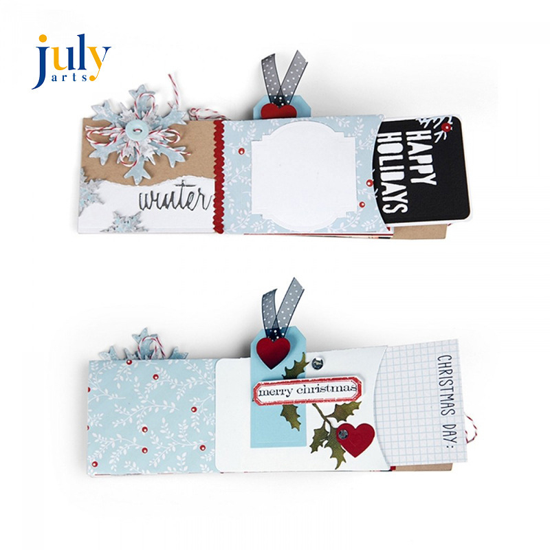 Резач-матрица за скрапбукинг – въглеродна стомана, ецване, китайски стил, марка League, три мотива тревички