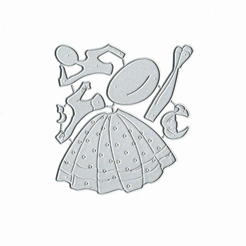 Матрица за щанцоване и релефно щамповане за домашна употреба — въглеродна стомана, тегло 22 г, опаковка PP торба