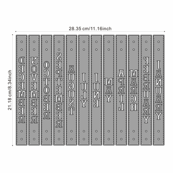 Метални форми за рязане за скрапбук фонови дизайни – метал, гравиране, за дома