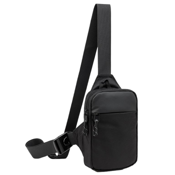 Αδιάβροχο ζωνάρι τσαντάκι με αστικό μινιμαλιστικό στυλ, εξωτερικό ύφασμα Oxford, επένδυση πολυεστέρα, κλείσιμο με φερμουάρ, εσωτερική θήκη για κινητό και διαμερίσματα με φερμουάρ