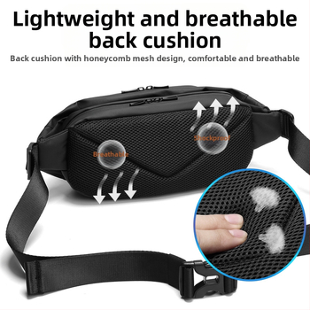 Мъжка чанта през кръст — Oxford плат, водоустойчива, уличен стил