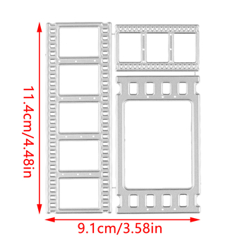 DC-3491 Ножове за рязане от въглеродна стомана за хартиено изкуство – геометрични форми, ембосинг нож, модерен минималистичен стил