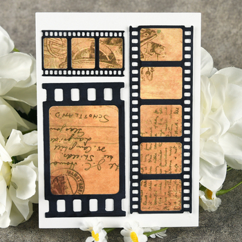 DC-3491 Ножове за рязане от въглеродна стомана за хартиено изкуство – геометрични форми, ембосинг нож, модерен минималистичен стил