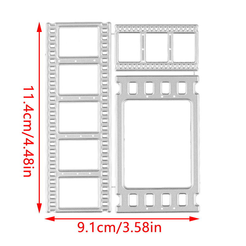DC-3491 Ножове за рязане от въглеродна стомана за хартиено изкуство – геометрични форми, ембосинг нож, модерен минималистичен стил