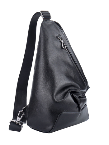 Мъжка гръдна чанта от естествена кожа – уличен стил, мултиразделна чанта за през рамо, първи слой телешка кожа, подплата от полиестер