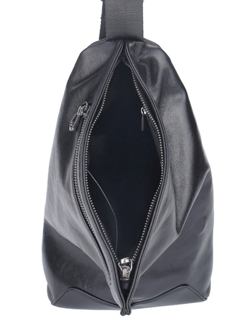 Мъжка гръдна чанта от естествена кожа – уличен стил, мултиразделна чанта за през рамо, първи слой телешка кожа, подплата от полиестер