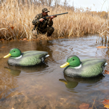 Имитационна патица за лов - PE blow-молдована, Патица-имитация, пасторален стил, Животински модел (Материал: PE; Процес: Blow molding; Форма: Имитационна патица; Категория: Животински модел)
