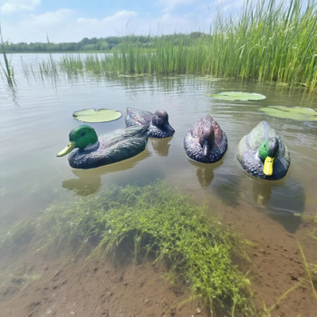 Имитационна патица за лов - PE blow-молдована, Патица-имитация, пасторален стил, Животински модел (Материал: PE; Процес: Blow molding; Форма: Имитационна патица; Категория: Животински модел)