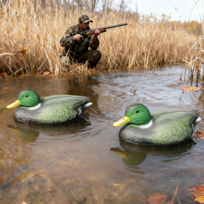Имитационна патица за лов - PE blow-молдована, Патица-имитация, пасторален стил, Животински модел (Материал: PE; Процес: Blow molding; Форма: Имитационна патица; Категория: Животински модел)