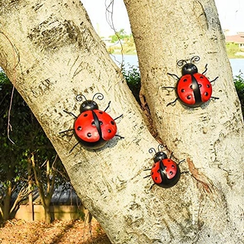 Метална стенна декорация с насекомо за дом, градина и офис