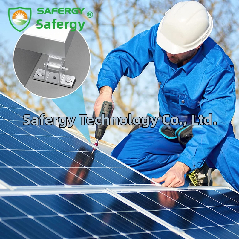 Алуминиев регулируем преден крак-скоба, комплект от 2 части с гумена подложка; тегло 0.55 кг; стандарт AS/NZS1170.2; малка анодна оксидация