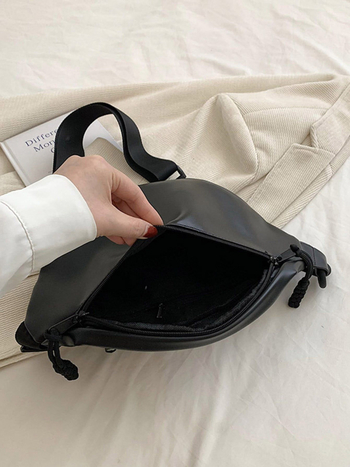 Γυναικεία τσάντα crossbody - PU δέρμα, Αστικός μινιμαλισμός, Κλείσιμο με φερμουάρ, Επένδυση πολυεστέρα, Θήκη για κινητό