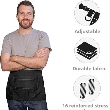 Αμάνικη ποδιά από πολυεστέρα, πολυλειτουργική με θήκες αποθήκευσης, μοντέρνος μινιμαλιστικός στυλ