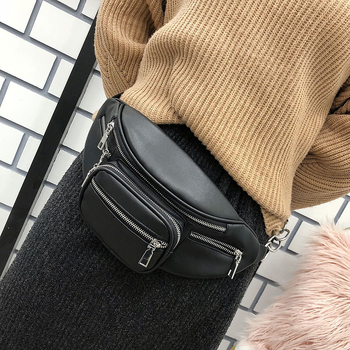 Γυναικεία PU crossbody τσάντα, κορεατικού στυλ, κλείσιμο με φερμουάρ, εσωτερική τσέπη με φερμουάρ, επένδυση πολυεστέρα, τρισδιάστατος σχεδιασμός