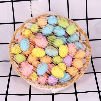 Πασχαλινά κρεμαστά αυγά από αφρώδη φούσκα — προσομοιωμένα αυγά πουλιών; υλικό: αφρώδες, στυλ: εξωτερικό, φεστιβάλ: Πάσχα, κατηγορία: κρεμαστά διακοσμητικά