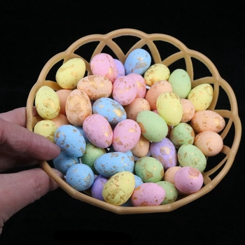 Πασχαλινά κρεμαστά αυγά από αφρώδη φούσκα — προσομοιωμένα αυγά πουλιών; υλικό: αφρώδες, στυλ: εξωτερικό, φεστιβάλ: Πάσχα, κατηγορία: κρεμαστά διακοσμητικά