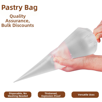 Kremo užpildymo maišelis, vienkartinis, aplinkai draugiškas PO medžiaga, sustiprinta konstrukcija, modernus minimalistinis stilius