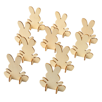 Ξύλινο διακοσμητικό κουνελάκι – DIY χειροποίητο για Πάσχα, Boxwood, Tiandong, για οικιακή χρήση