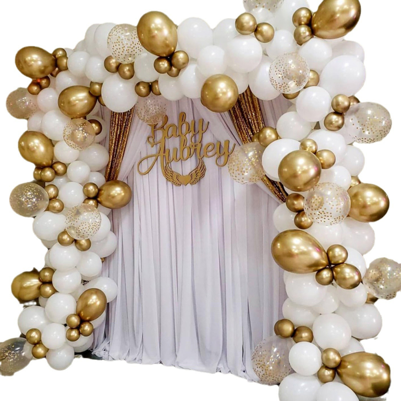 Балонена колона за откриване на магазин — латексни балони, 92 бр., без лого, фоново оформление за откриване и юбилей