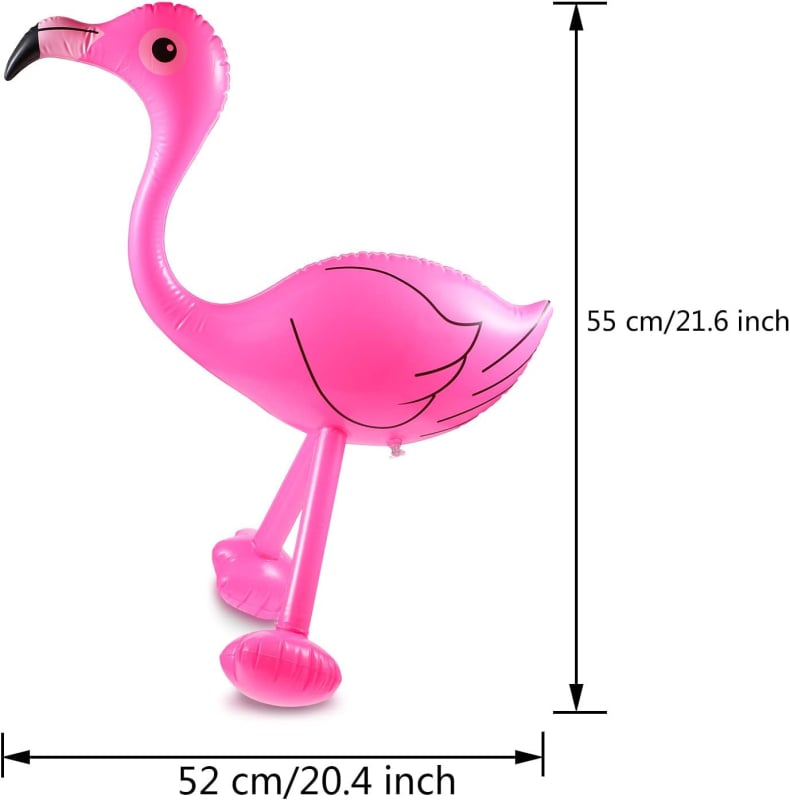 Pūšamāis flamingo rotaļlieta (PVC) – dzīvnieku rotaļlieta, vecums 7–14 gadi, dekoratīvs piekariņš, izcelsme Ķīna