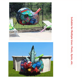 Τσάντα αποθήκευσης πισίνας, νάιλον κύβος με διχτυωτή σχεδίαση, πολυλειτουργικός οργανωτής, μοντέλο YCSNWD-1, μεγάλη χωρητικότητα