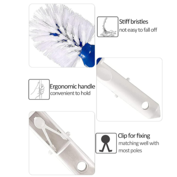 Ručna četka za čišćenje bazena - PVC, model 202301052001, pogodna za plivačke bazene