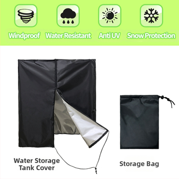 Κάλυμμα δεξαμενής νερού, 210D πολυεστέρα, αδιάβροχο, ανθεκτικό στη σκόνη, θερμομονωτικό, προσαρμόσιμο