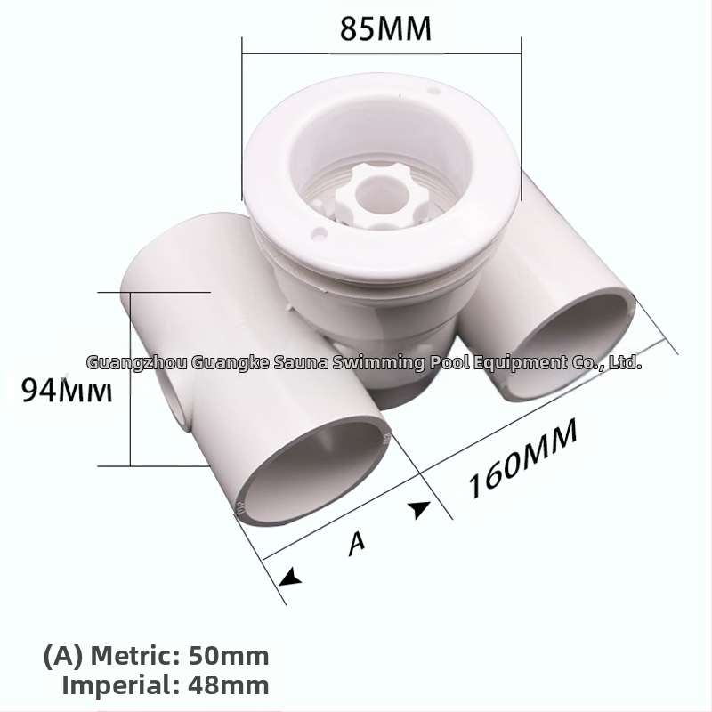 Spa дюза SP-1434 с хидравличен масаж, ABS материал, вход/изход за басейн