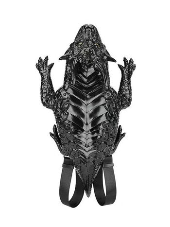 Holy Heret σακίδιο από σιλικόνη με 3D υφή κροκοδειλίου, unisex street-style, επένδυση πολυεστέρα-βαμβάκι