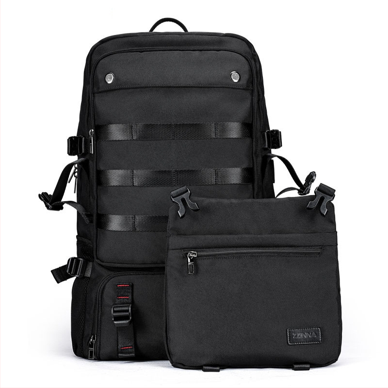 Pārgājumu mugursoma ar 80L ietilpību, Oxford audums, ūdensizturīgs, izturīgs, ar gaisa spilvenu plecu siksnu