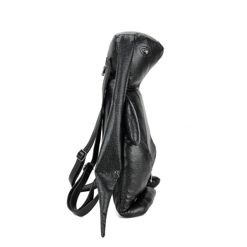 Unisex τσάντα πλάτης σε σχήμα κουνελιού, με επεκτάσιμη χωρητικότητα, PU υλικό, χωράει φορητό υπολογιστή 8 ιντσών