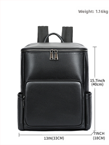 Marent ανδρικό σακίδιο από γνήσιο δέρμα για επιχειρηματικά ταξίδια, δέρμα κορυφαίας ποιότητας από τον επάνω φλοιό, χωράει 13-ιντσών φορητό υπολογιστή, χωρητικότητα κάτω από 20 литra, καμπύλη ρυθμιζόμενη ιμάντας ώμου