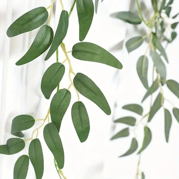 Τεχνητή βέργα φύλλων φτέρης ρατάν για διακόσμηση τοίχου — Deshan, υλικό: πλαστικό με απαλό κόλλα, χειροτεχνία: άλλο, ρατάν, κατάλληλο για γάμους και οικιακή διακόσμηση