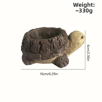 Εξατομικευμένη ρητίνη φιγούρα χελώνας για γλάστρες, διακοσμητικό κήπου και αυλής σε cartoon στυλ