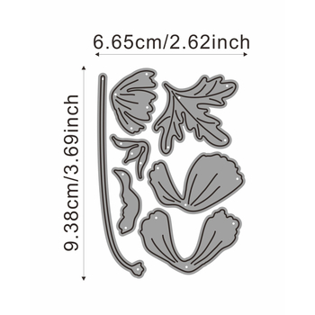 Матрица за рязане за скрапбук — метална, гравиране, занаяти, домашна употреба, опакована в PP торбичка