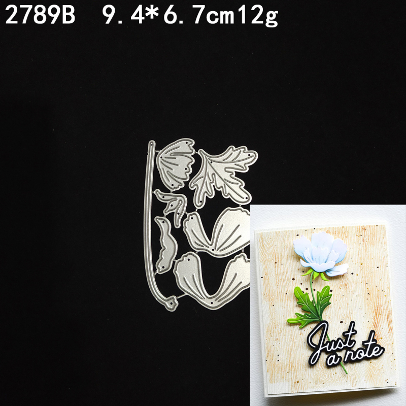 Vágó matrica scrapbookinghoz — Fém, Gravírozás, Otthoni használatra, PP zacskóban csomagolva