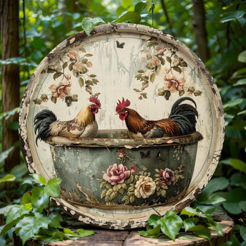 Ξύλινο κρεμαστό διακοσμητικό με στρογγυλό λογότυπο για πινακίδα πόρτας – Halloween διακόσμηση