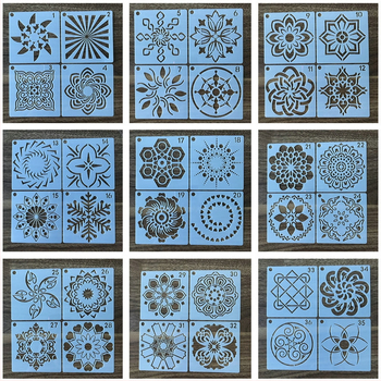 Mandala шаблон за рисуване – PET материал, лицензионна частна марка, IP разрешение: Не, Внос: Не