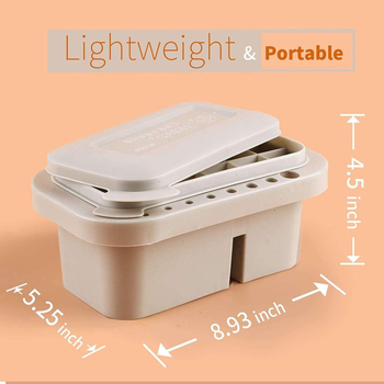 3-σε-1 κάδος πλυσίματος πινέλων τέχνης από ABS πλαστικό, 35 L χωρητικότητα, κατάλληλος για ακουαρέλα, ακρυλικά και ελαιογραφίες