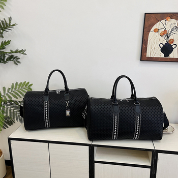 Τσάντα ώμου για ταξίδια - PU υλικό, 20-35L, Διαπνέουσα και αδιάβροχη, Unisex, Άνοιξη 2024