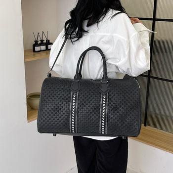 Τσάντα ώμου για ταξίδια - PU υλικό, 20-35L, Διαπνέουσα και αδιάβροχη, Unisex, Άνοιξη 2024