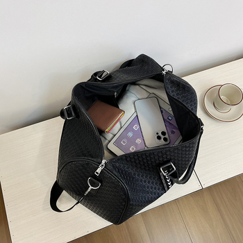 Τσάντα ώμου για ταξίδια - PU υλικό, 20-35L, Διαπνέουσα και αδιάβροχη, Unisex, Άνοιξη 2024