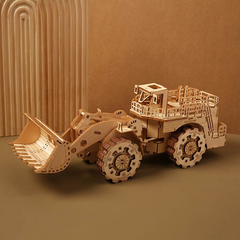 3D medinė krautuvo dėlionė – rankų darbo DIY žaislas, daugiafunkcinis, pritaikymas apdirbimui, ženklas Hee-Chi