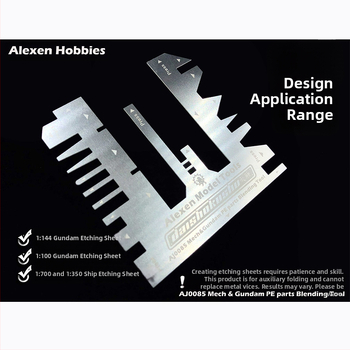 Etched Sheet Vise с помощен измерител – Ai Liechen AJ0085 Ръчно пресована метална тиска за Gundam модели