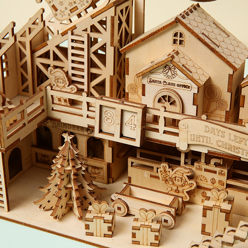 Medinis 3D dėlionių rinkinys - DIY švietėjiškas žaislas 7–14 metų, daugiafunkcinis ir pritaikomas