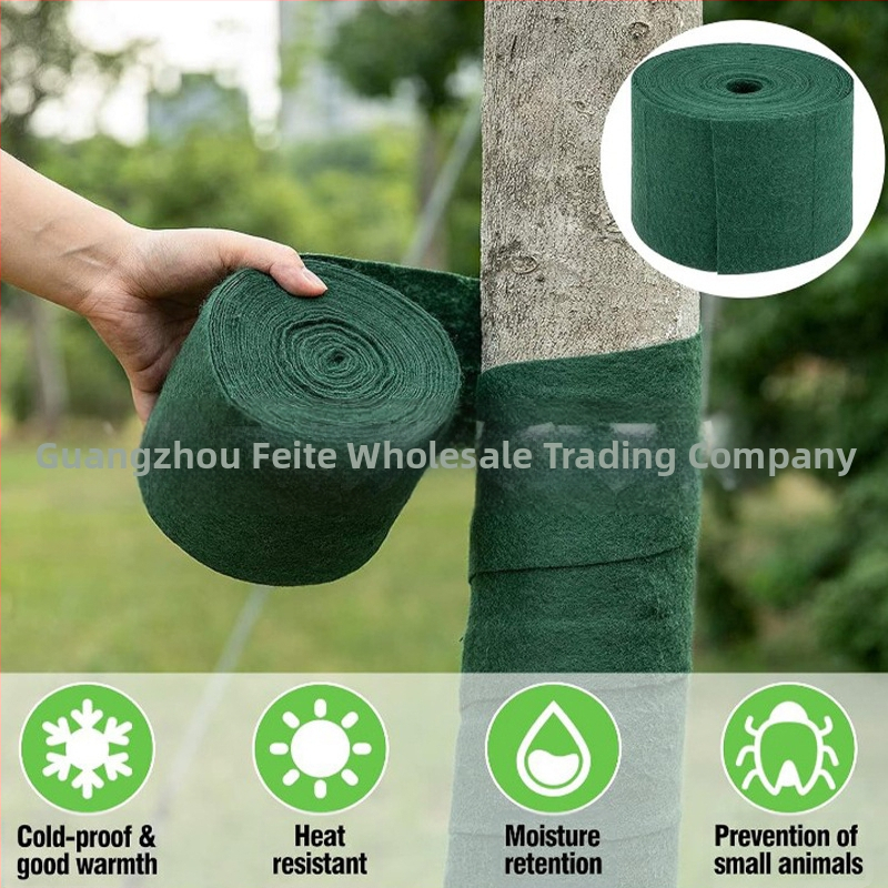 Feite памучна обвивка за ствол на дърво – за градинарство, защита на стъблото и изолация
