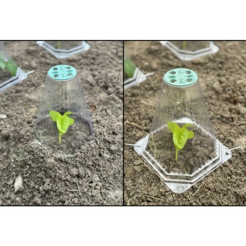 Szaporító növények izolációs takarója, PET anyagból, szabályozható szellőzéssel, rovarok elleni védelemmel és fagyálló funkcióval, üvegházi állandó hőmérsékletet biztosítva